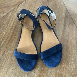 J Crew suede sandal